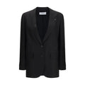 Lardini Schwarzer Leinenblazer