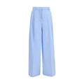 Fabiana Filippi Blaue Baumwoll-Freizeithose