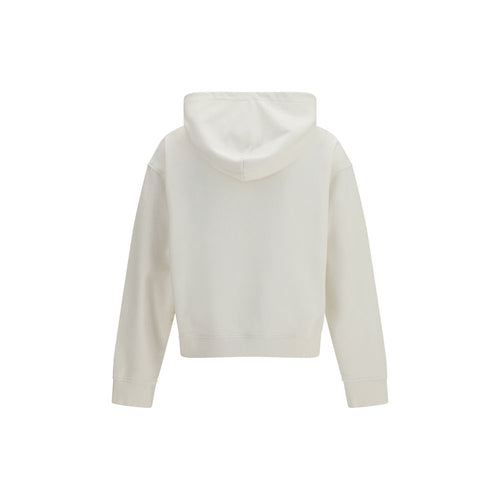 Palm Angels Weißes Baumwoll-Sweatshirt