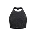Max Mara Patterned Black Silk Shirt