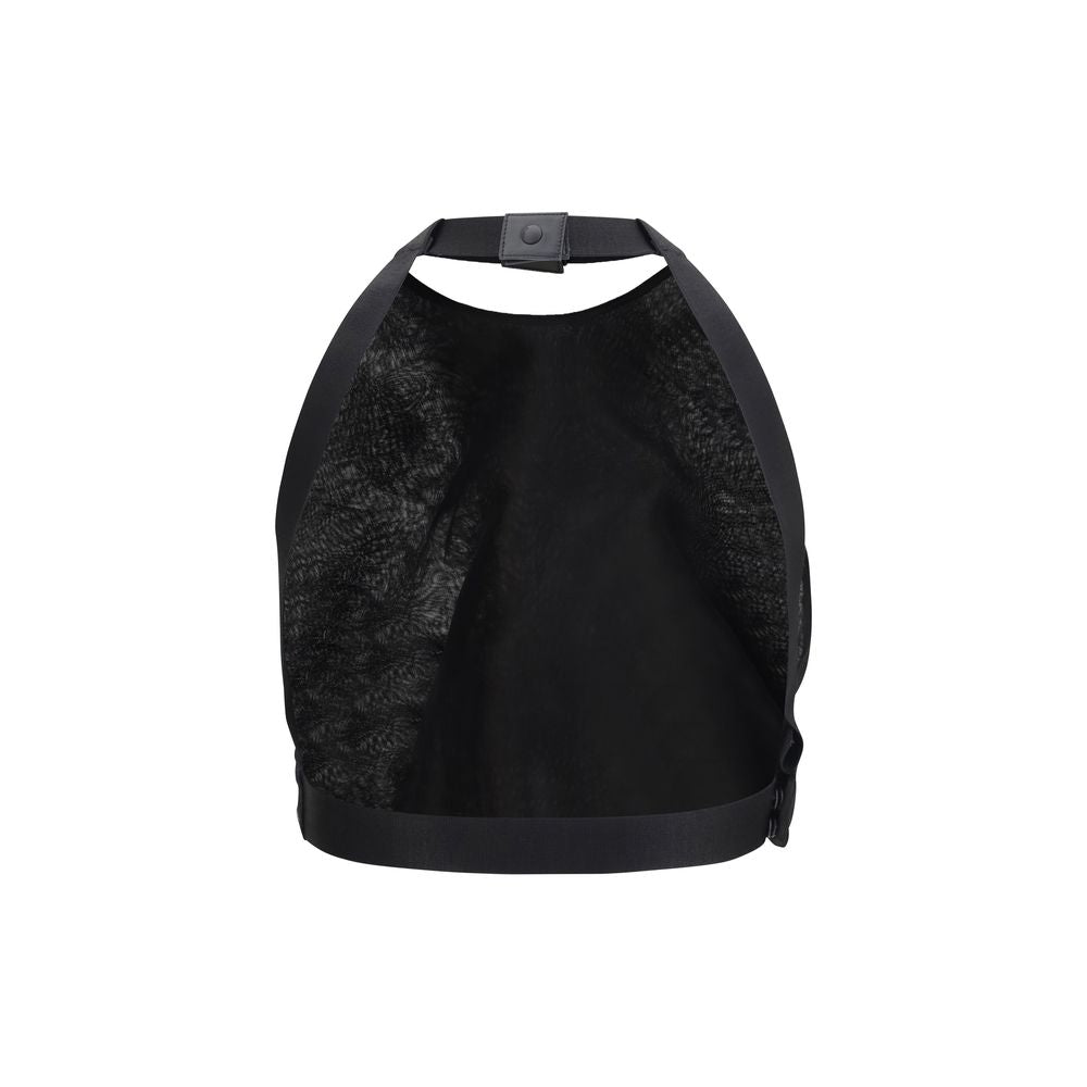 Max Mara Patterned Black Silk Shirt
