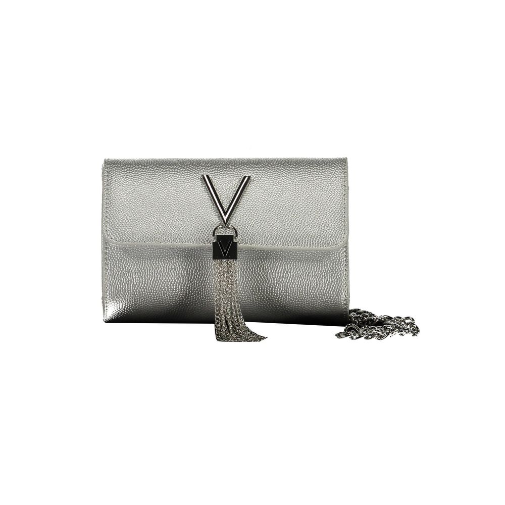 Mario Valentino Damenhandtasche aus Polyurethan in Argento