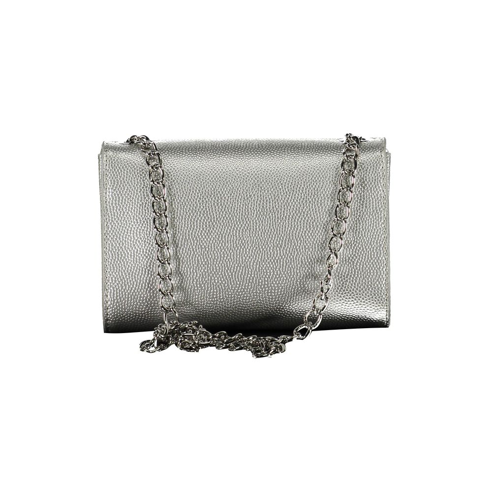 Mario Valentino Damenhandtasche aus Polyurethan in Argento