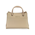 Mario Valentino Damen-Handtasche aus beigem Polyurethan