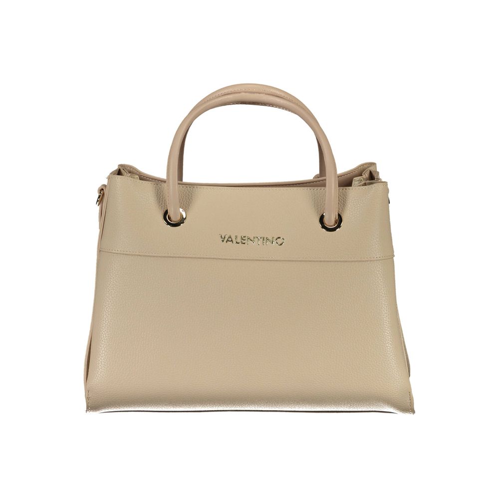 Mario Valentino Damen-Handtasche aus beigem Polyurethan