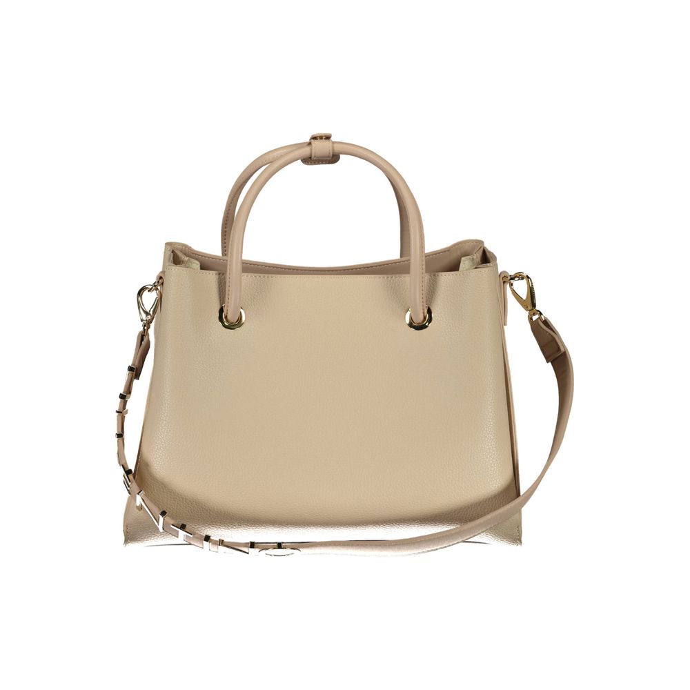 Mario Valentino Damen-Handtasche aus beigem Polyurethan