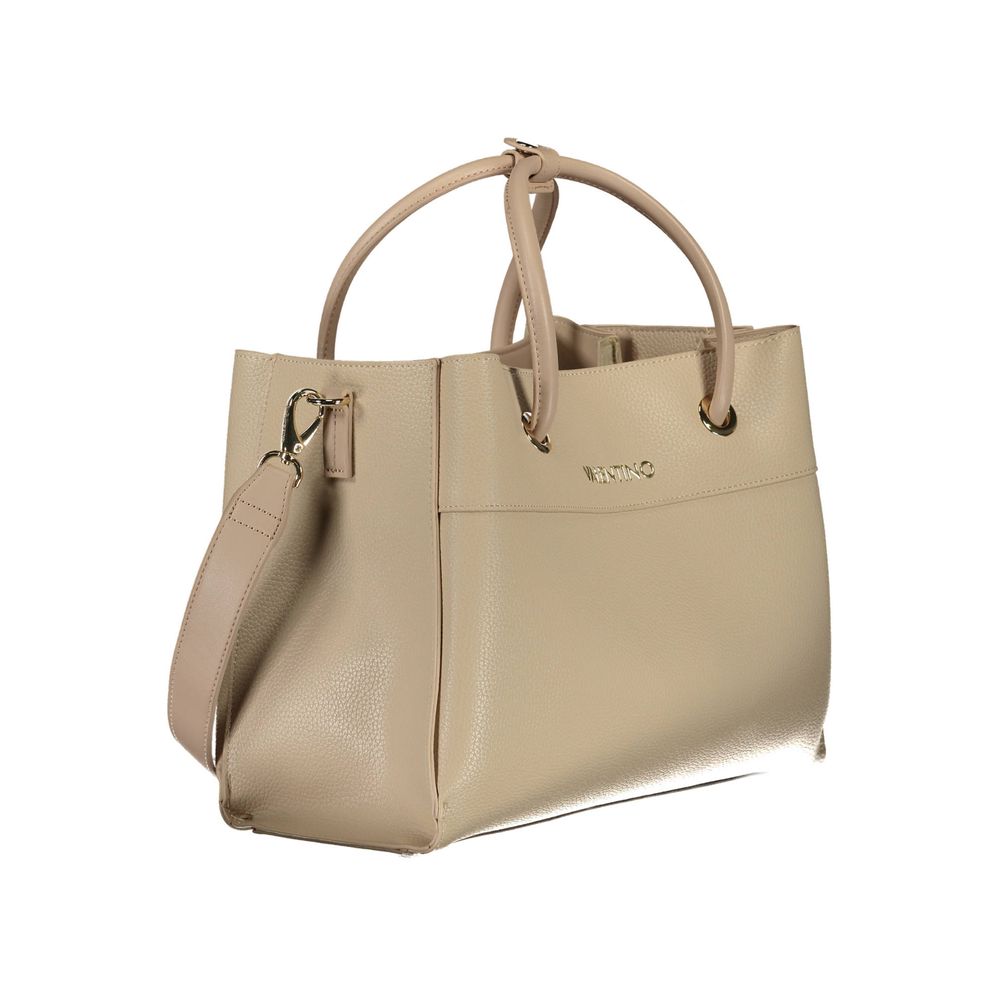 Mario Valentino Damen-Handtasche aus beigem Polyurethan