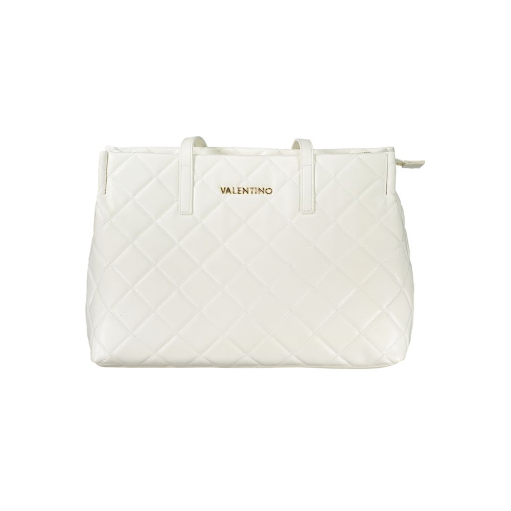 Mario Valentino White Polyurethane Handbag for Women