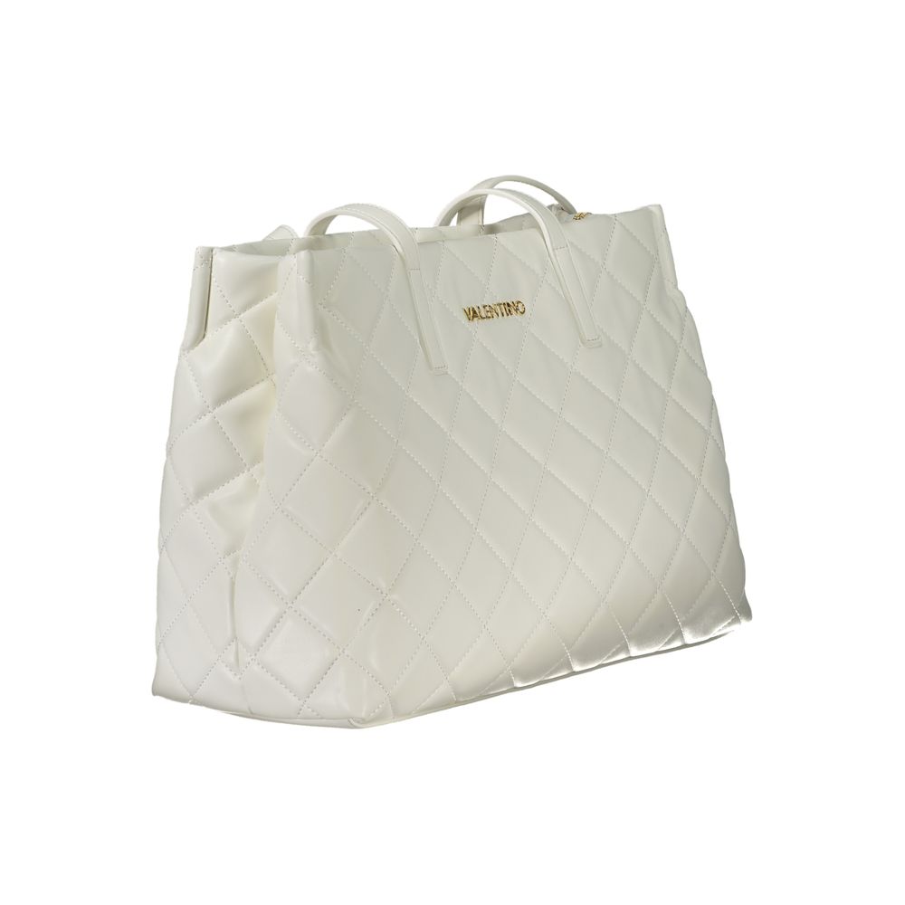 Mario Valentino White Polyurethane Handbag for Women