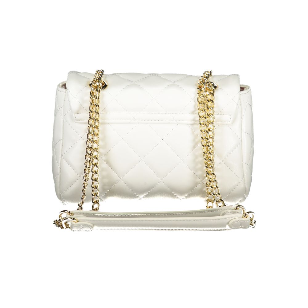 Mario Valentino White Polyurethane Women's Shoulder Bag