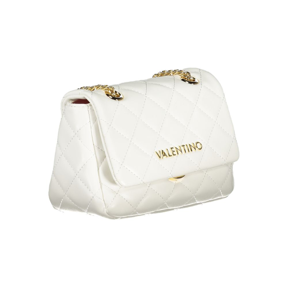 Mario Valentino White Polyurethane Women's Shoulder Bag