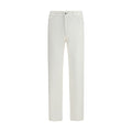 MooRER White Straight-Leg Cotton Jeans