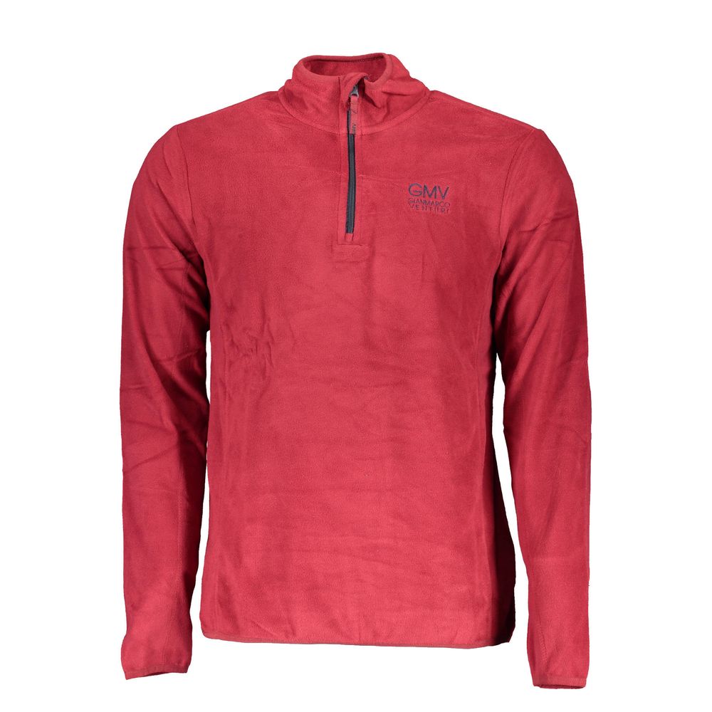 Gianmarco Venturi Rosso Polyester Herren Sweatshirt