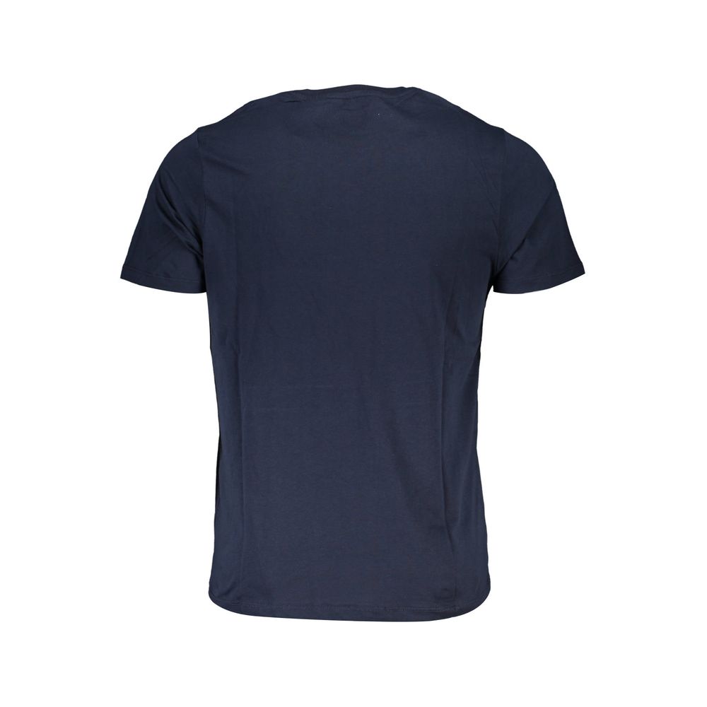 Gianmarco Venturi Blu Baumwoll-T-Shirt für Herren