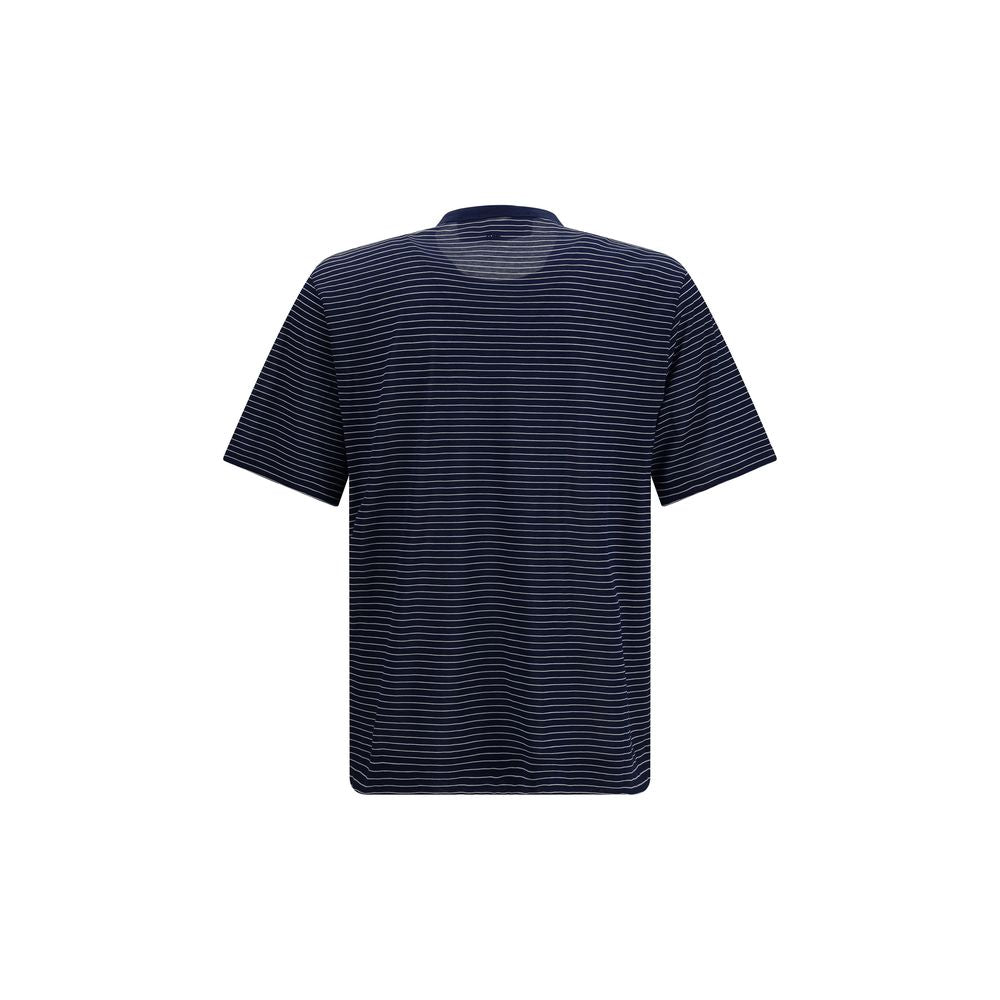 Ami Paris Blaues Baumwoll-T-Shirt