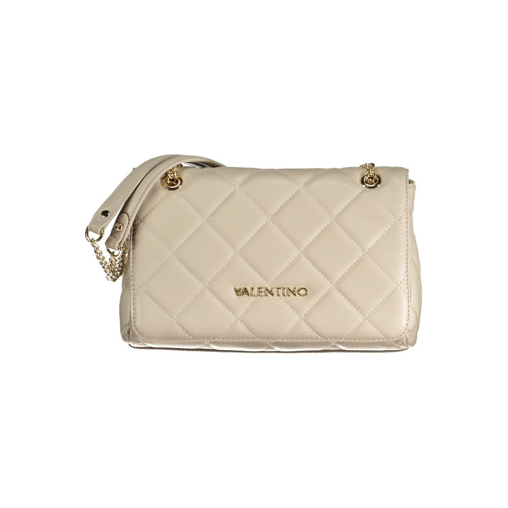 Mario Valentino Damen-Handtasche aus beigem Polyurethan
