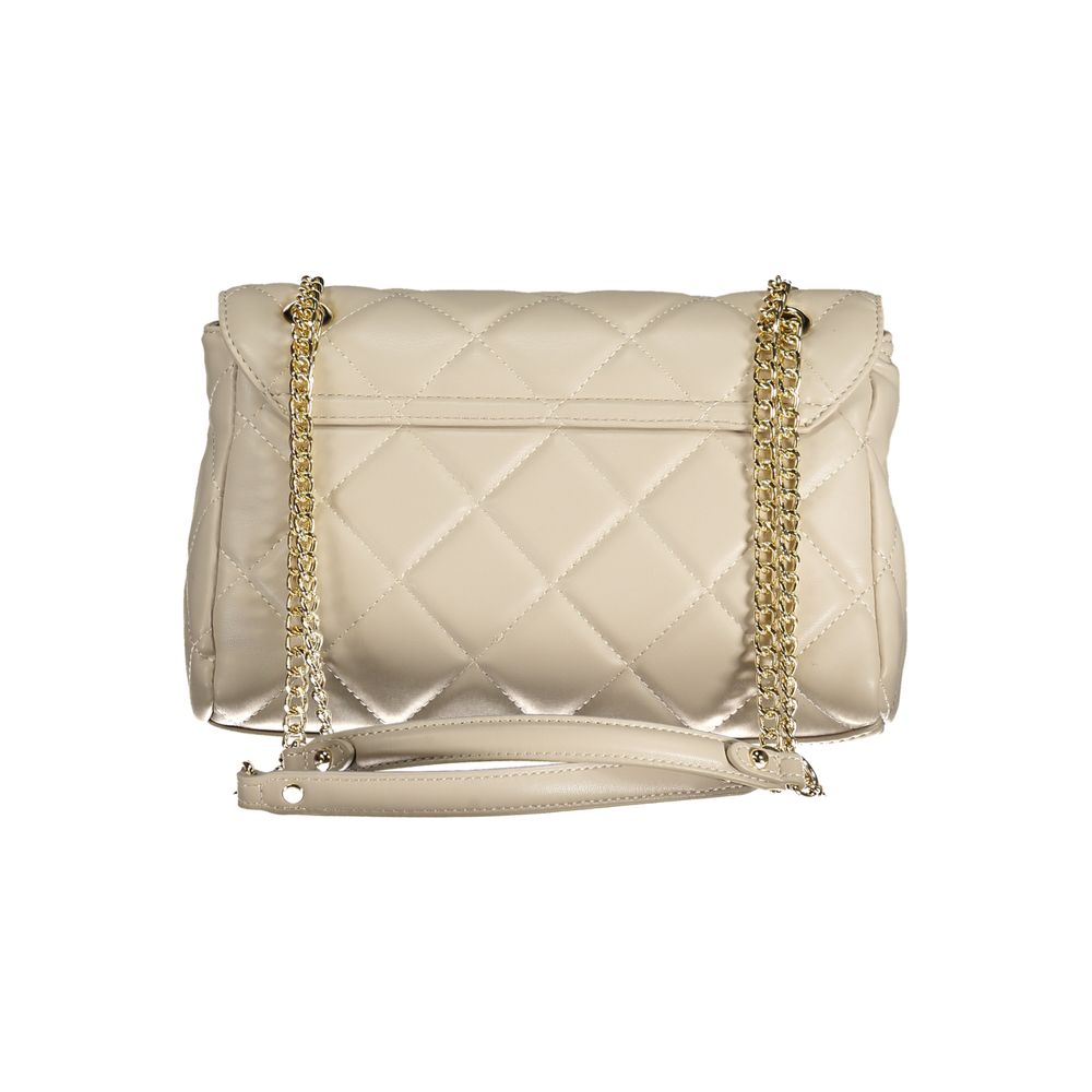 Mario Valentino Damen-Handtasche aus beigem Polyurethan