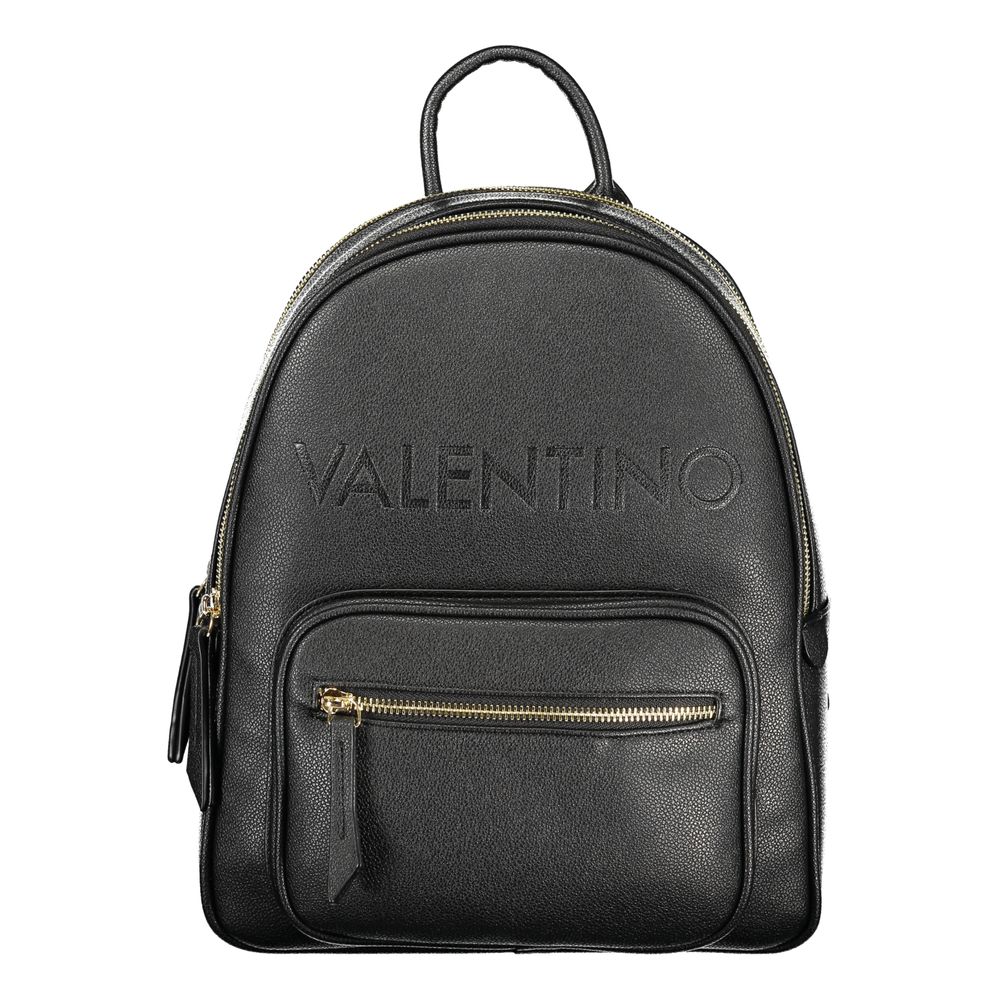 Mario Valentino Schwarzer Rucksack aus Polyethylen