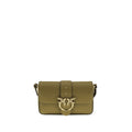 PINKO Bicolor Calf Leather Bos Taurus Schultertasche