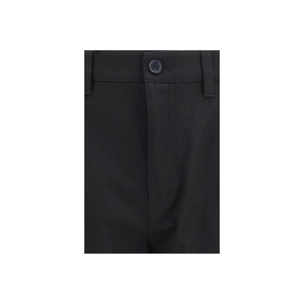 Burberry Schwarze Baumwoll-Chino-Hose
