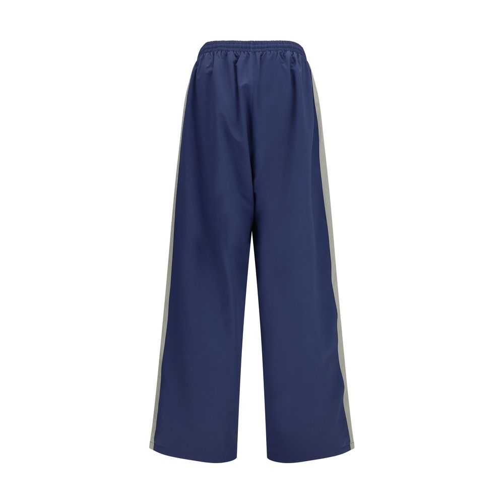 Balenciaga Blue Polyester Jogging Pants (Track Pants)