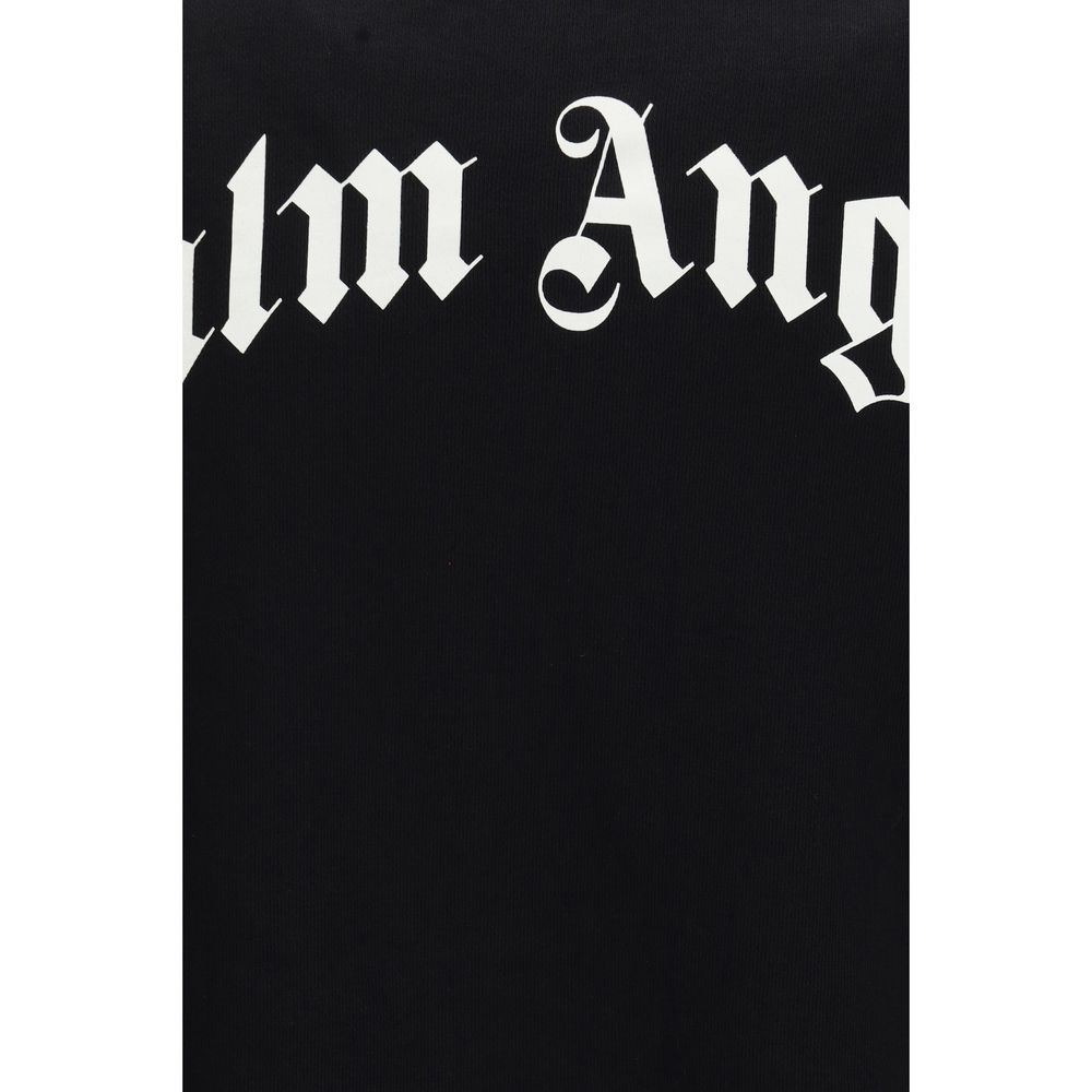 Palm Angels Schwarzer Baumwoll-Sweatshirt