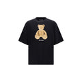 Palm Angels Schwarzes Baumwoll-T-Shirt