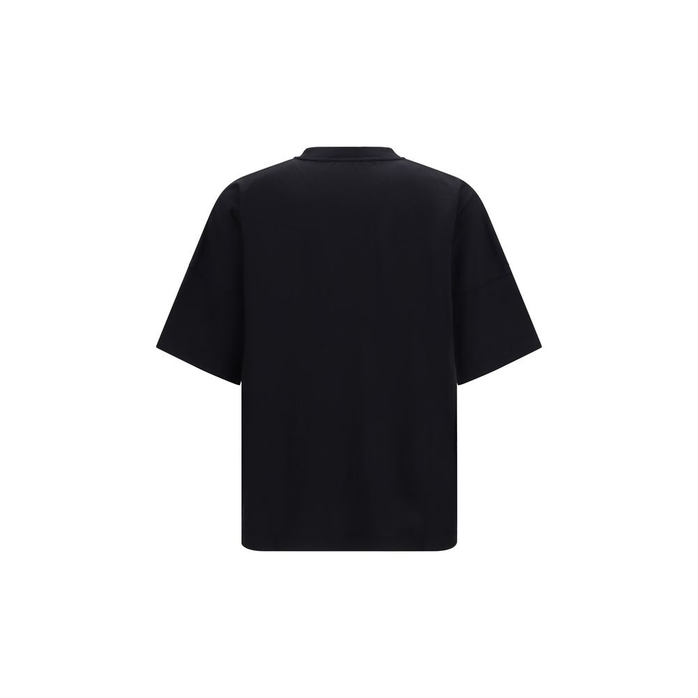 Palm Angels Schwarzes Baumwoll-T-Shirt