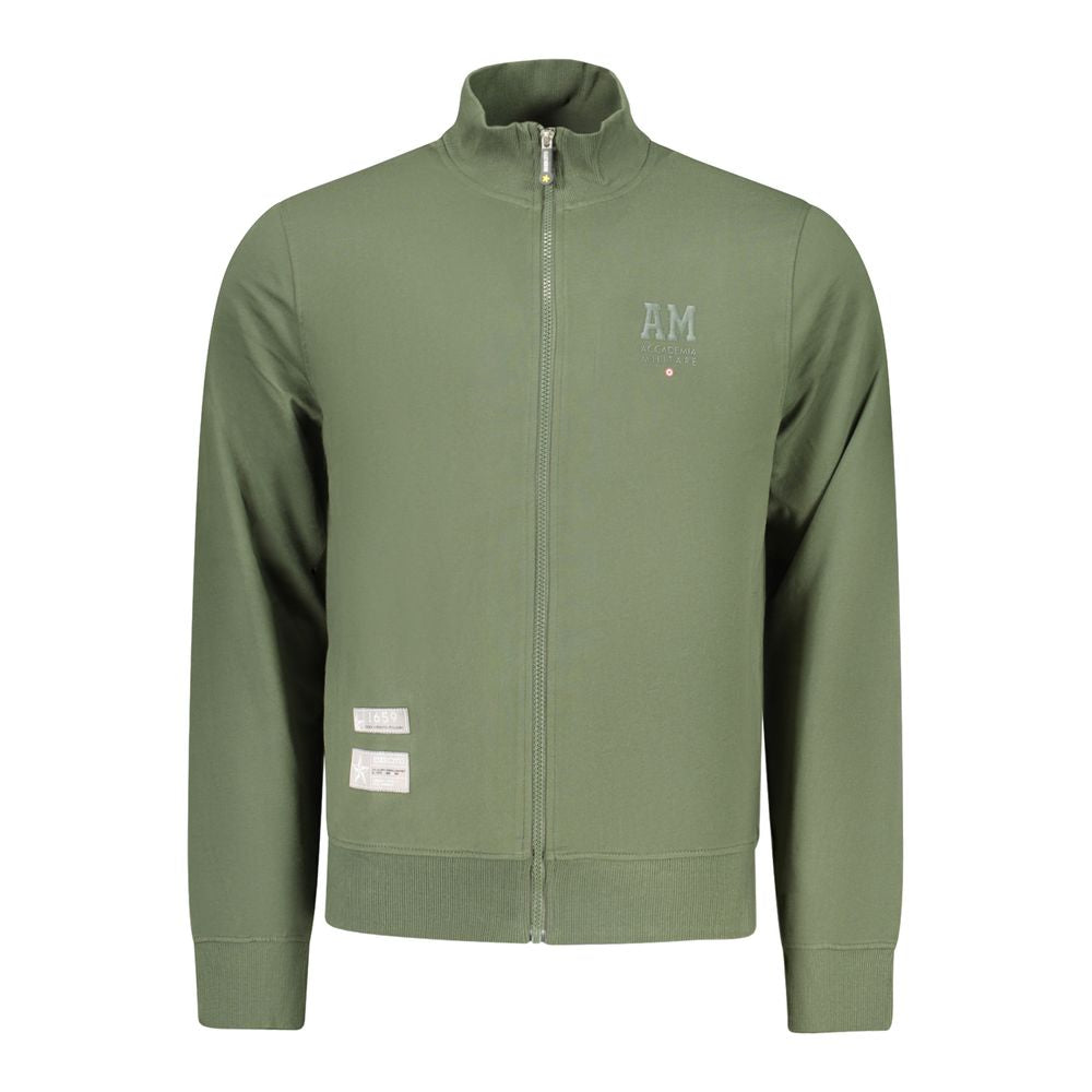 Accademia Militare Verde Baumwoll-Sweatshirt für Herren
