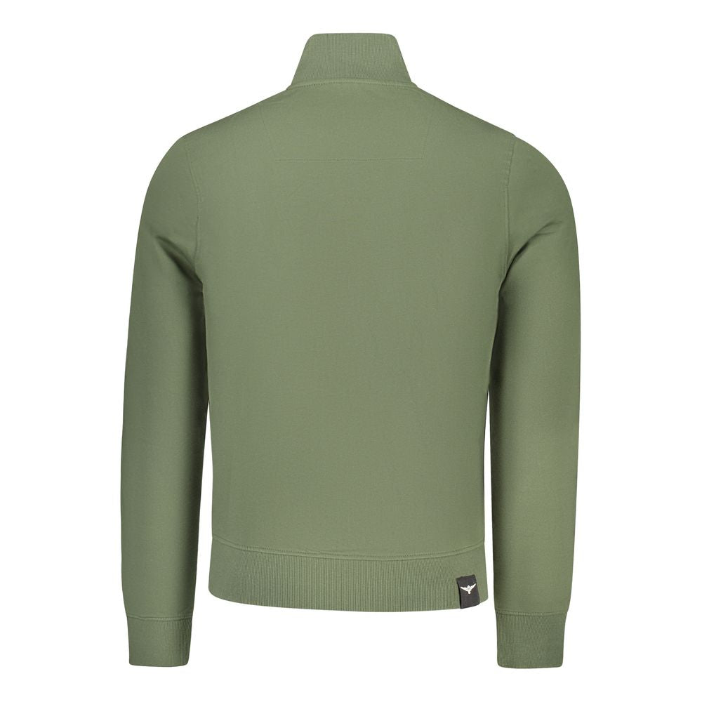 Accademia Militare Verde Baumwoll-Sweatshirt für Herren