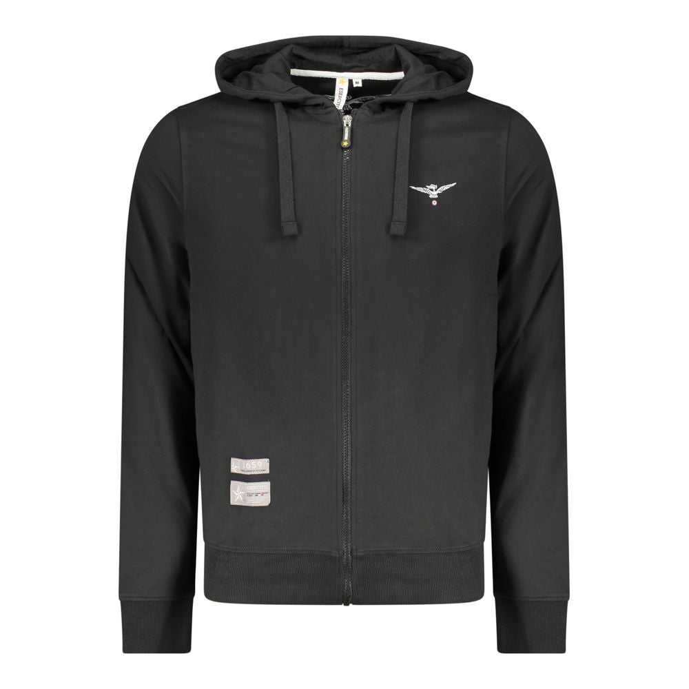 Accademia Militare Black Men's Cotton Hoodie