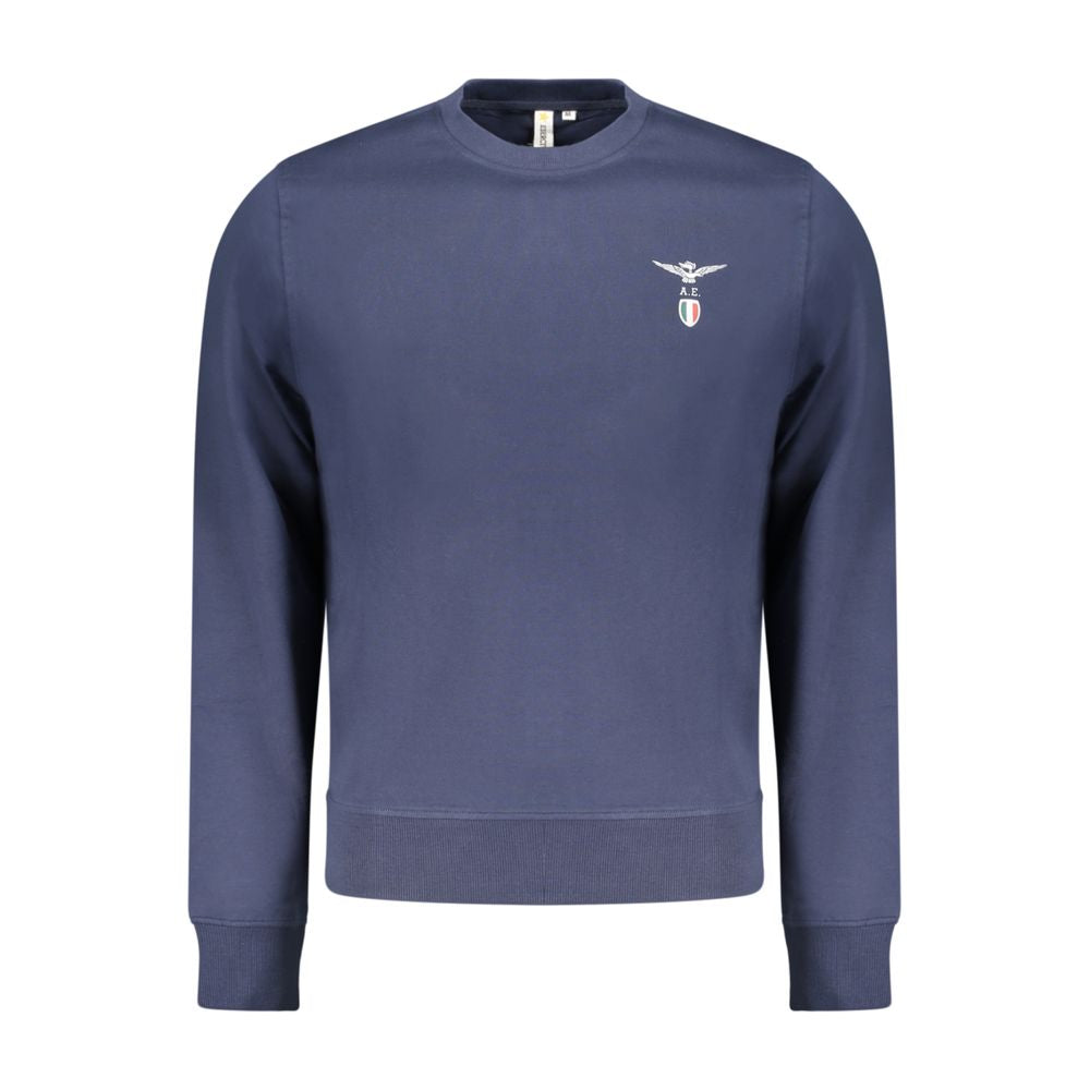 Accademia Militare Blaues Baumwoll-Sweatshirt für Herren