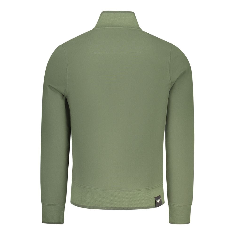 Accademia Militare Verde Baumwoll-Sweatshirt für Herren