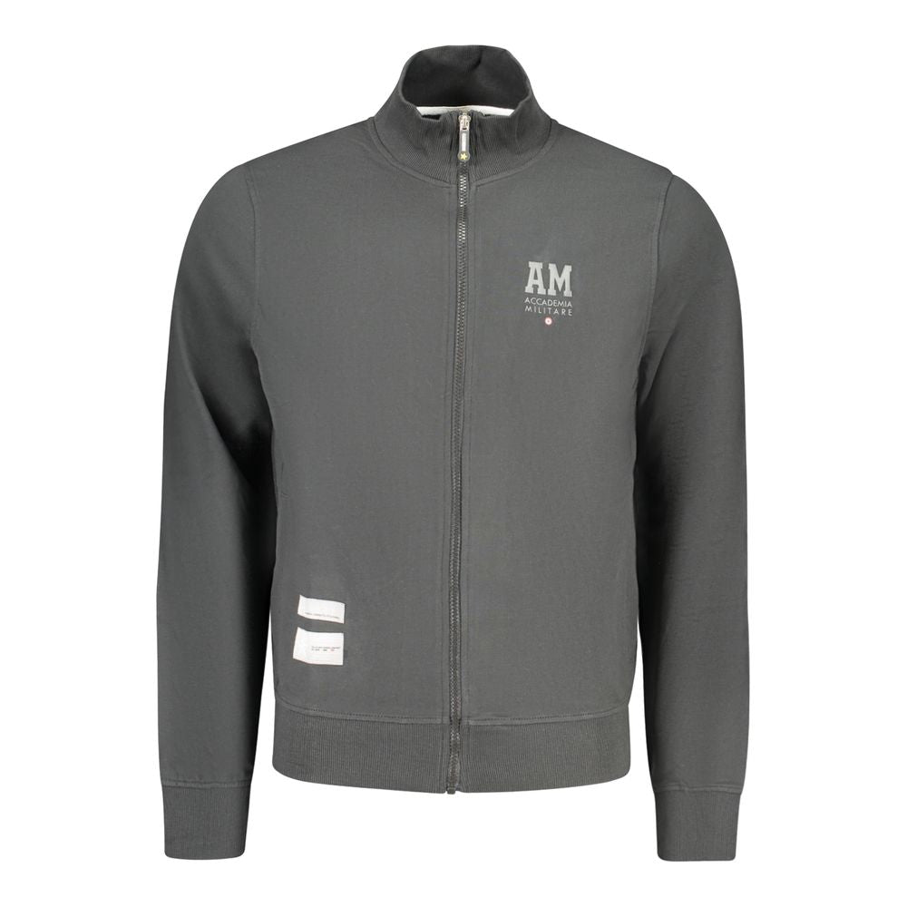 Accademia Militare Schwarzer Baumwoll-Herren-Sweatshirt