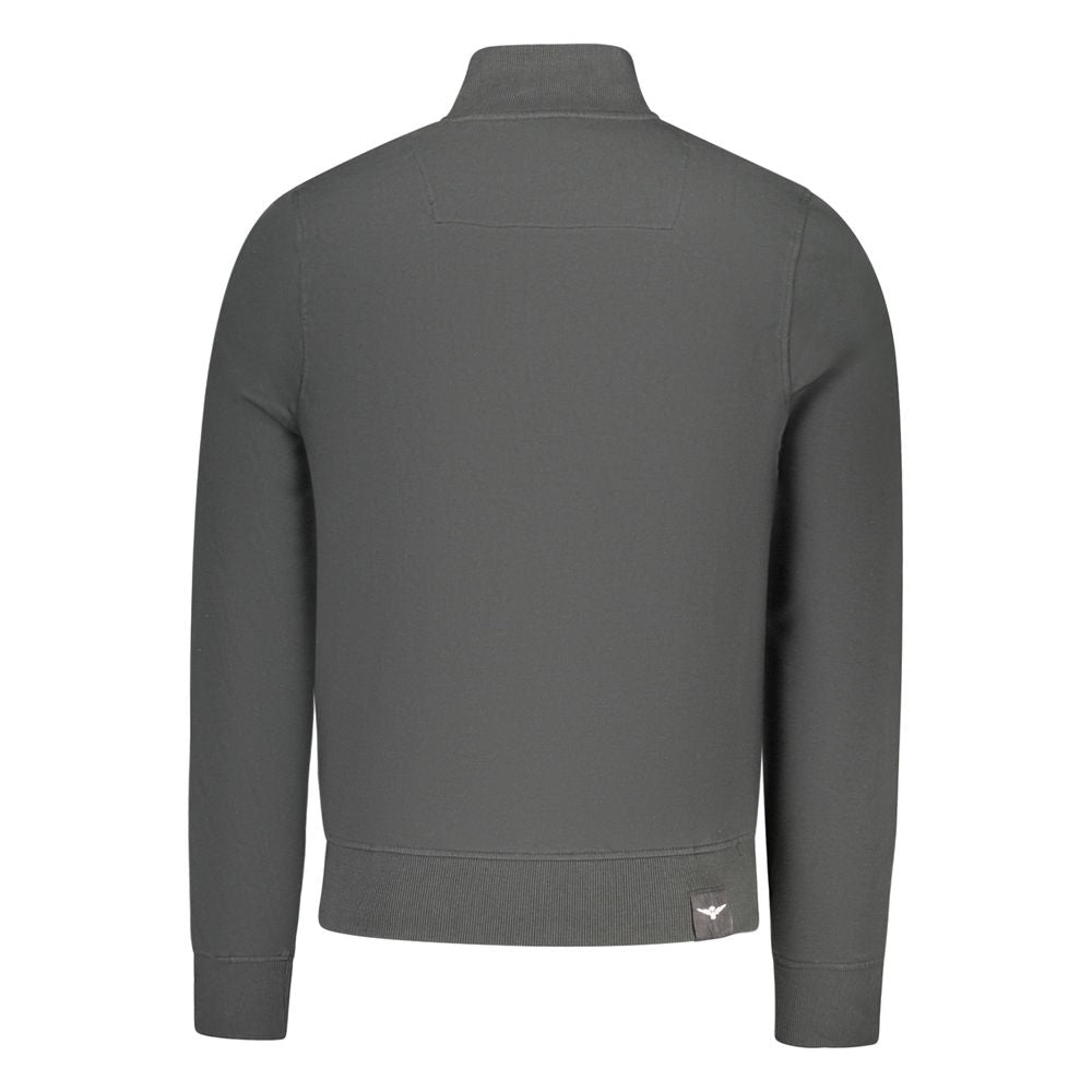 Accademia Militare Schwarzer Baumwoll-Herren-Sweatshirt