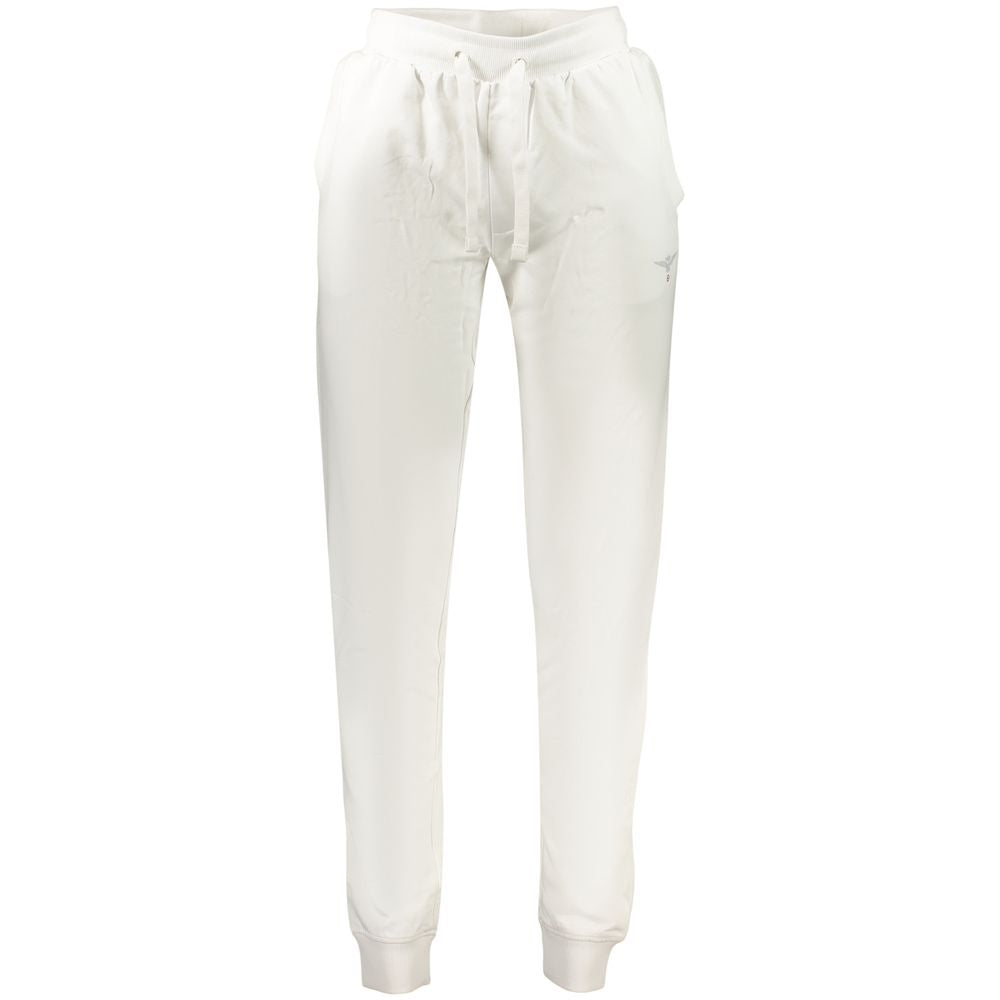 Accademia Militare White Cotton Trousers