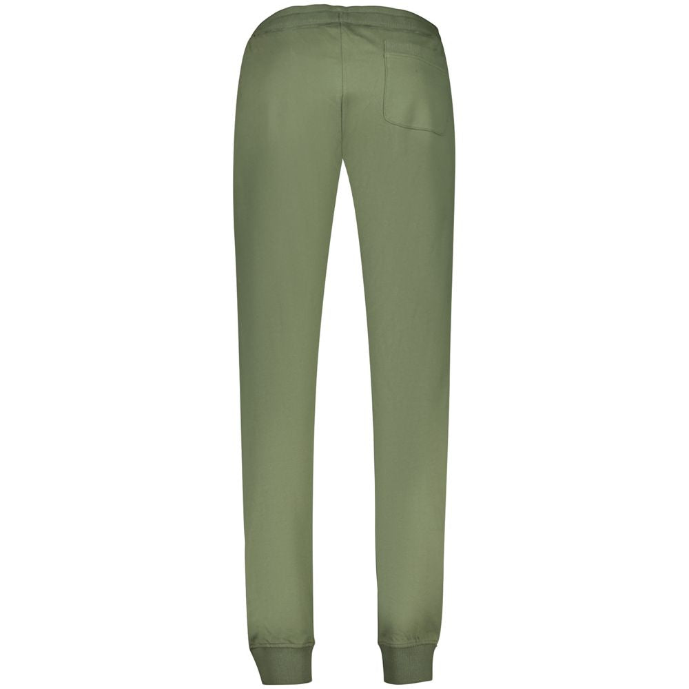 Accademia Militare Men's Green Cotton Trousers