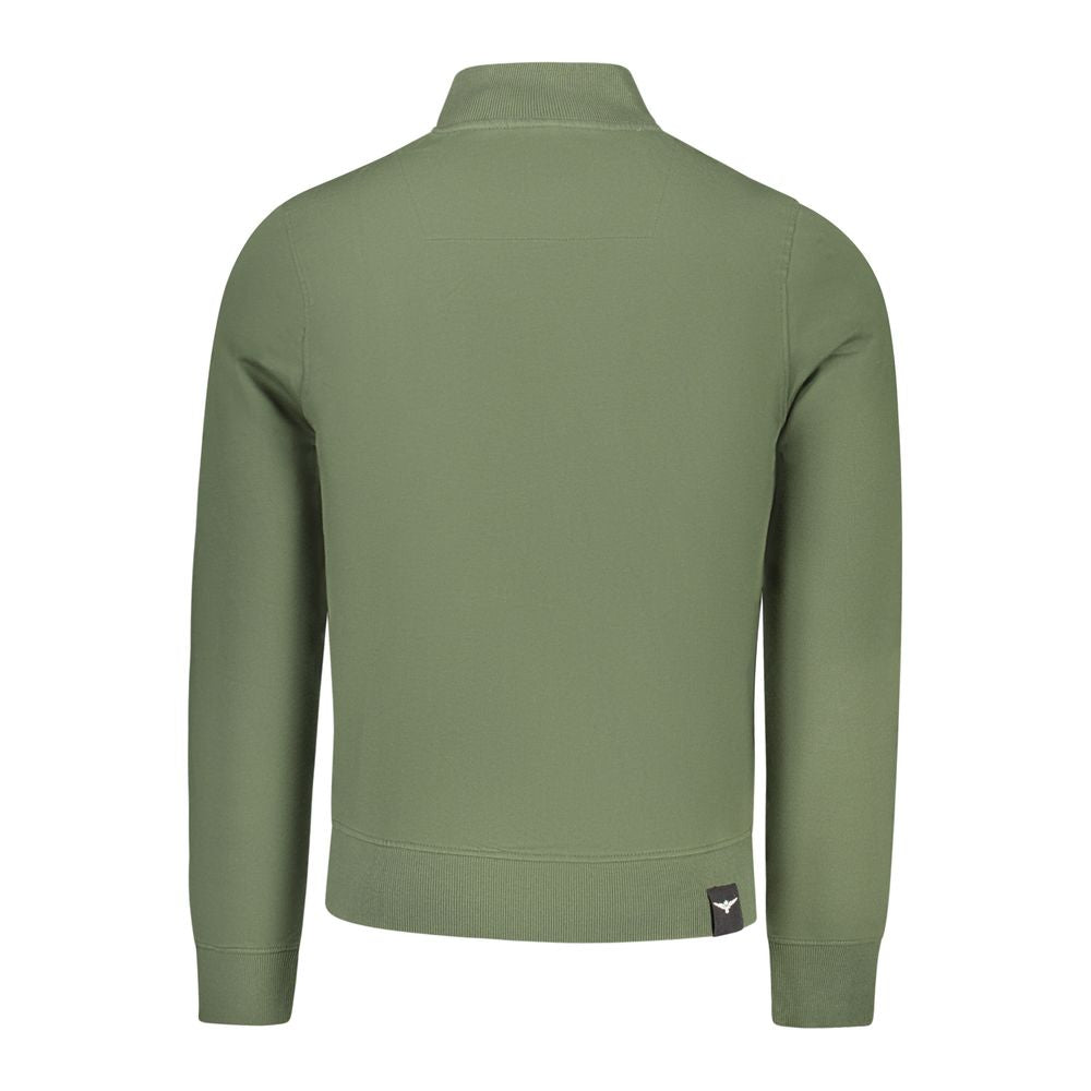 Accademia Militare Green Cotton Sweatshirt for Men