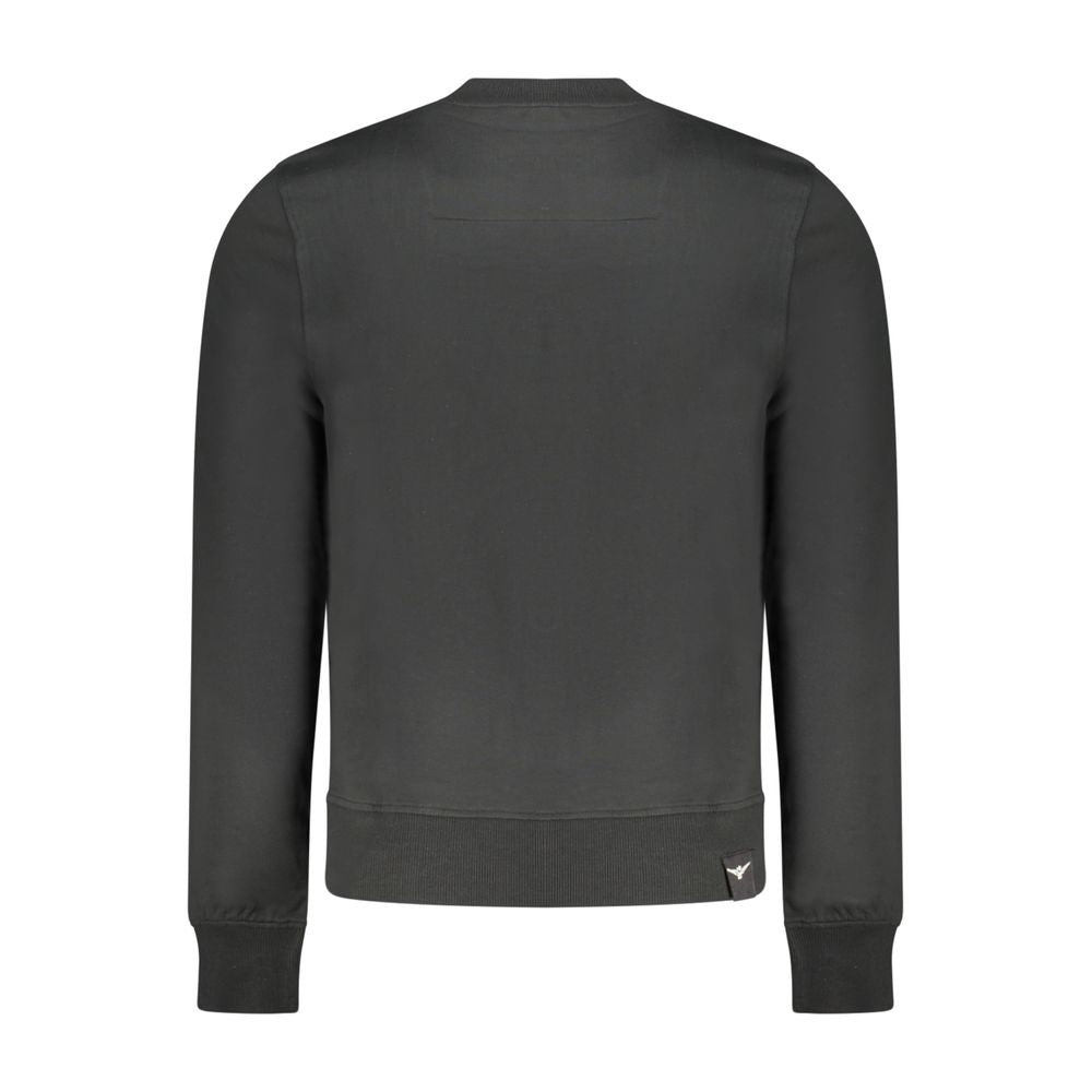 Accademia Militare Schwarzer Baumwoll-Sweatshirt