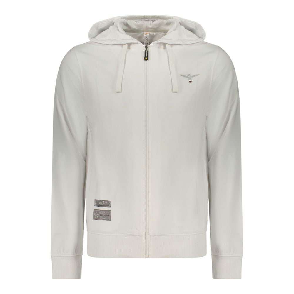 Men's Accademia Militare White Cotton Hoodie