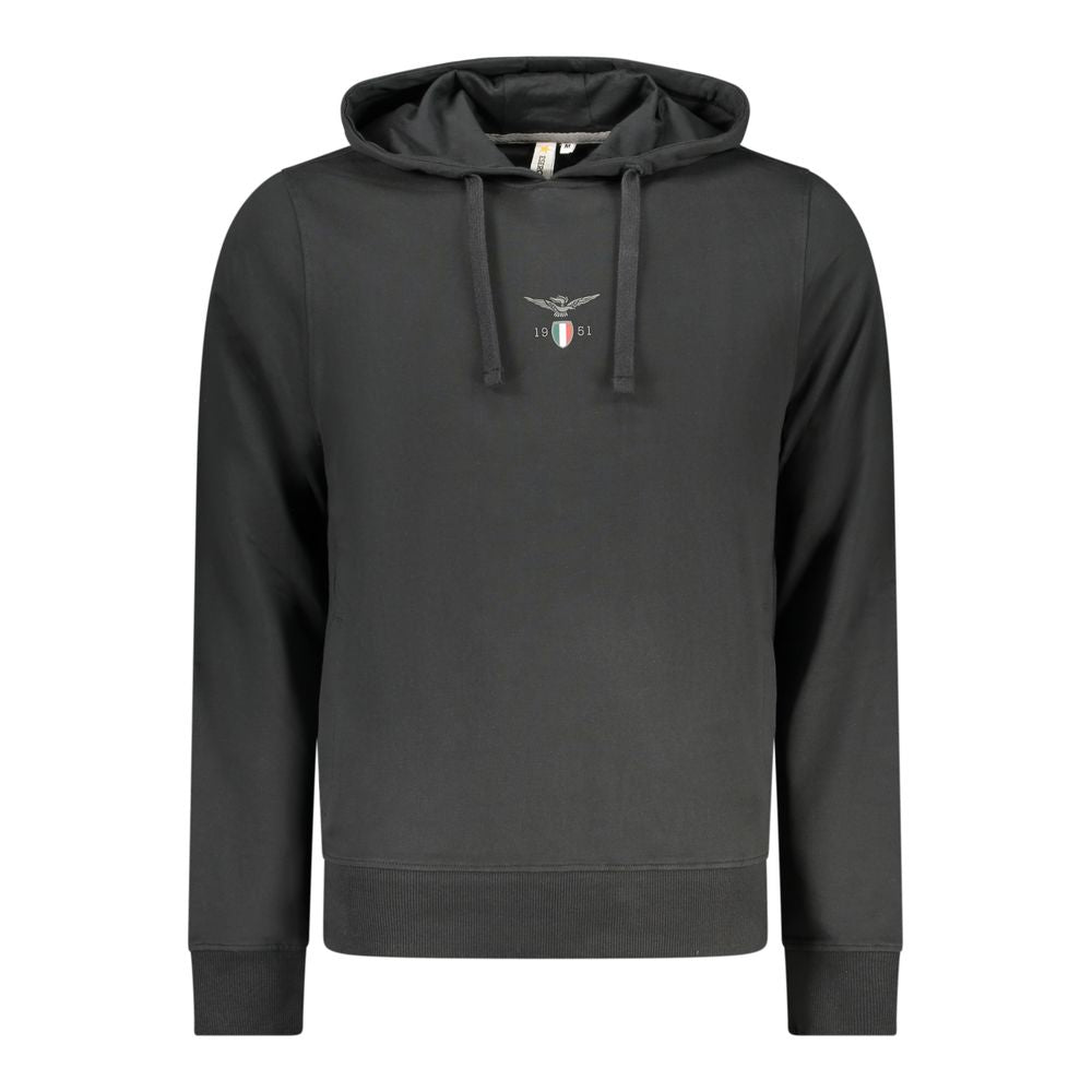 Accademia Militare Men's Blue Cotton Hoodie