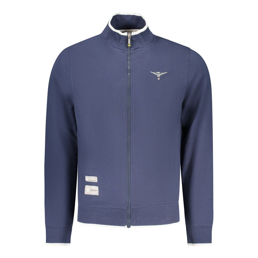Accademia Militare Blue Cotton Sweatshirt for Men