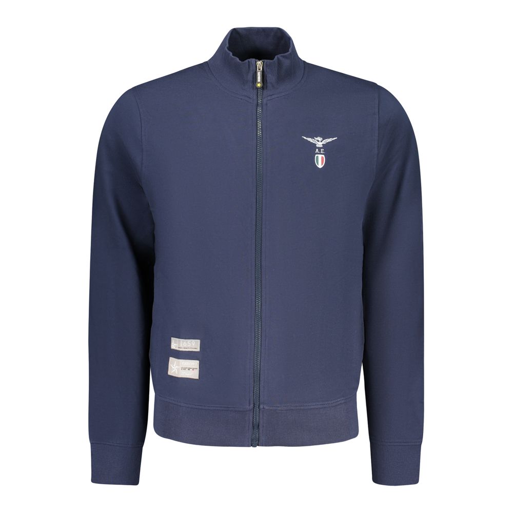 Accademia Militare Blaues Baumwoll-Sweatshirt für Herren