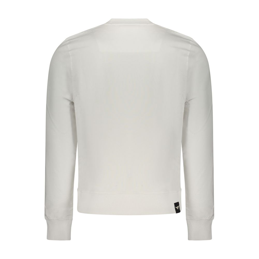Accademia Militare Bianco Baumwoll-Sweatshirt für Herren