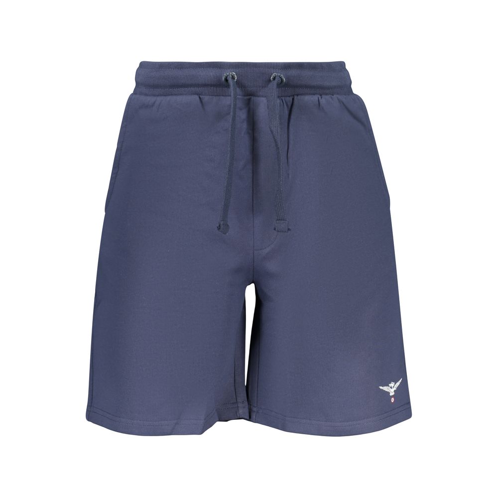 Academia Military Blue Cotton Sweatpants for Men