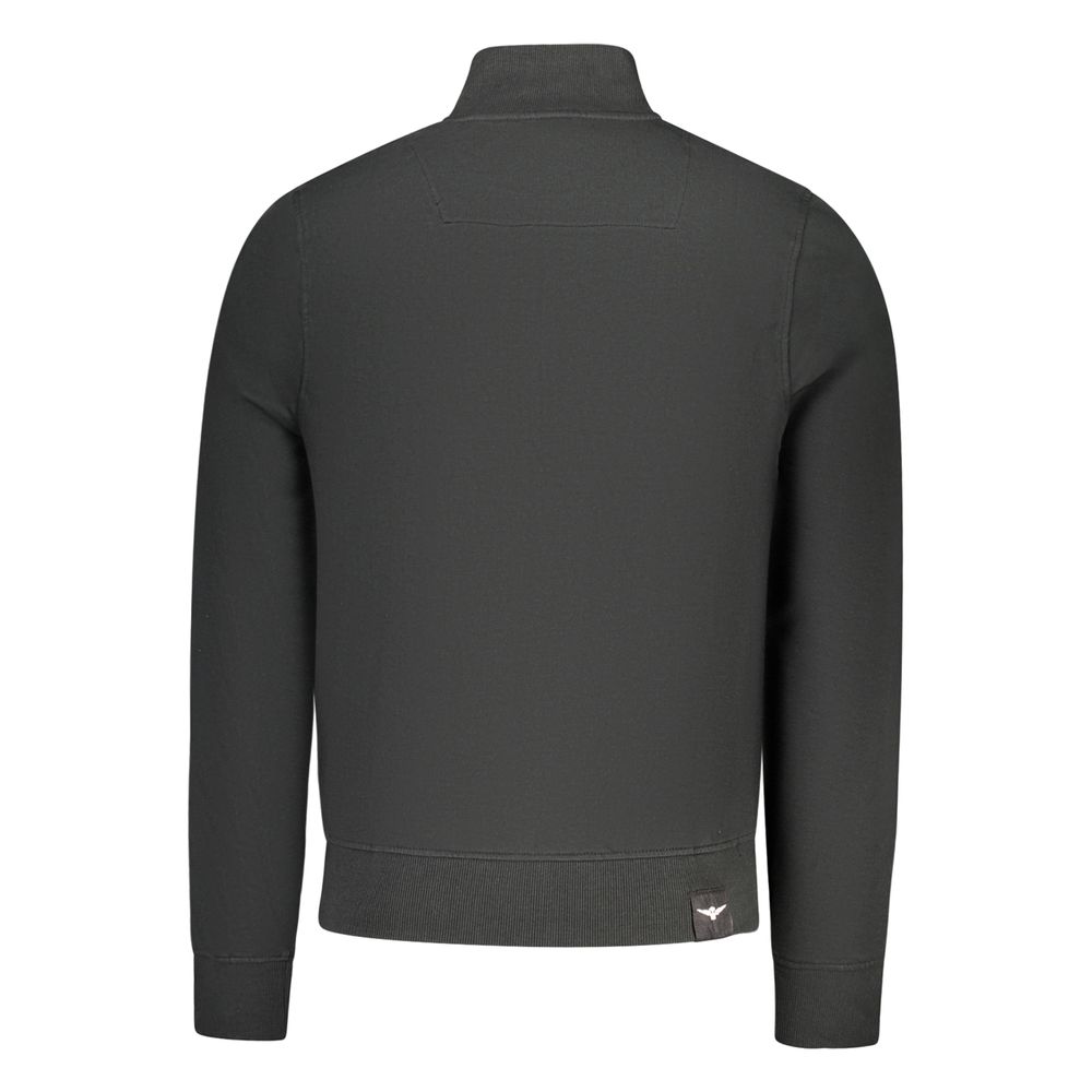 Accademia Militare Schwarzer Baumwoll-Herren-Sweatshirt