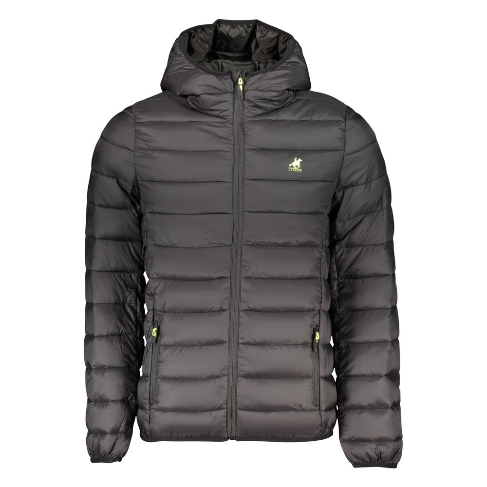 U.S. Grand Men's Black Polyester Jacket