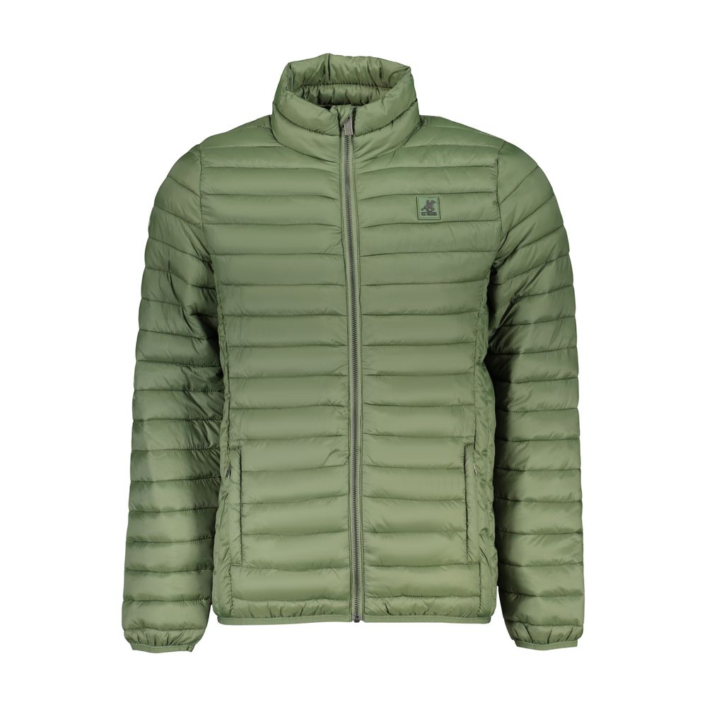 U.S. Grand Grüne Shell-Jacke aus Polyester