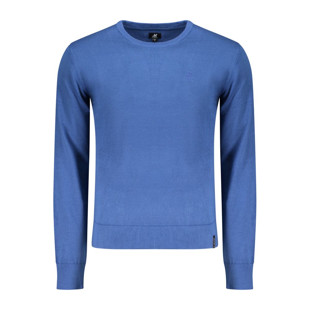 U.S. Grand Blauer Baumwollpullover für Herren