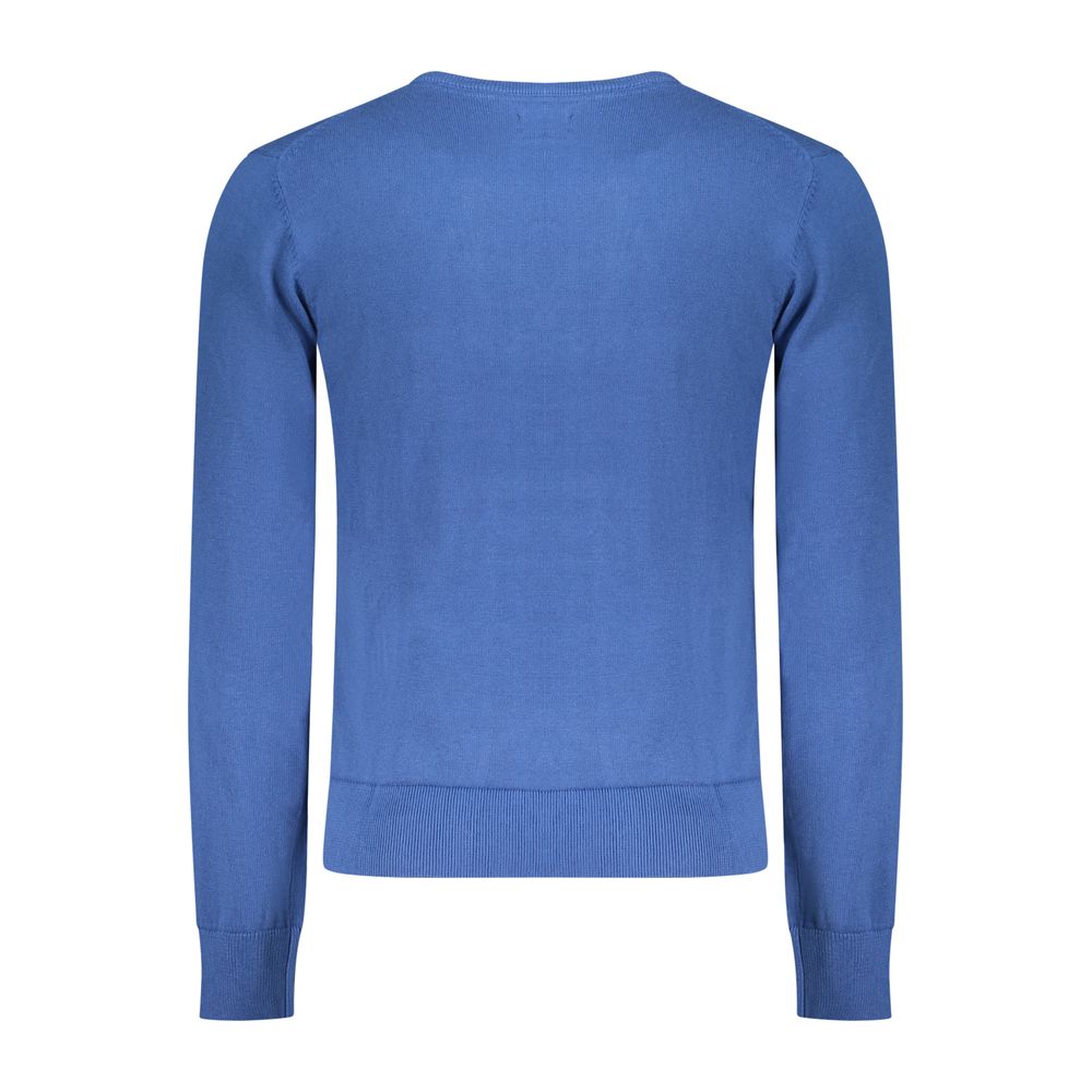 U.S. Grand Blauer Baumwollpullover für Herren